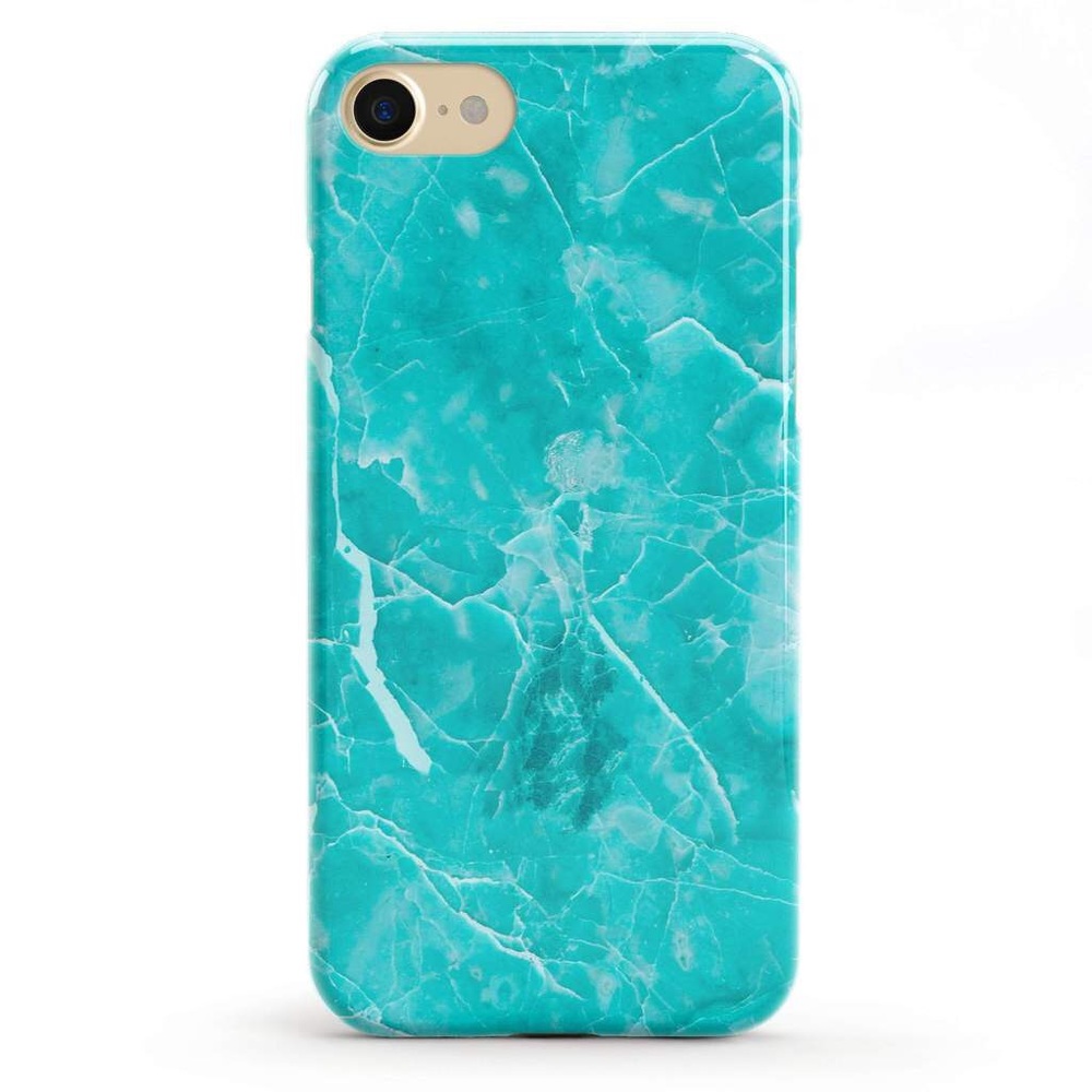 Teal blue sea glass iPhone 8plus case 📱